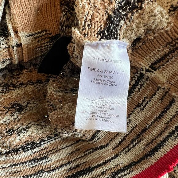 VERONICA BEARD Cecily Wool Blend Puff Sleeve Beige Cardigan Sweater Womens Large - Picture 9 of 11